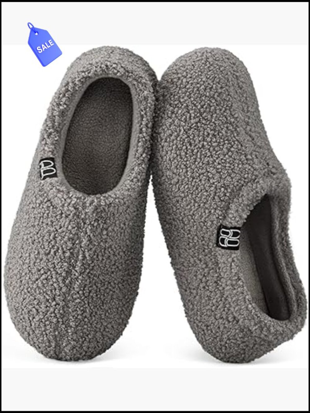 Cozy Faux Fur Memory Foam Loafer Slippers Non-Slip Indoor/Outdoor Washable